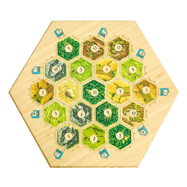 Bamboo 3 to 4 Player Hex Board